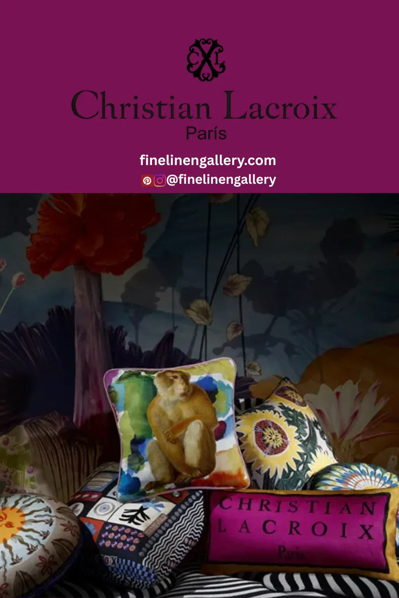 L'ARTISTE! MOSAIQUE DECORATIVE PILLOW - Palais Royal Linen Gallery