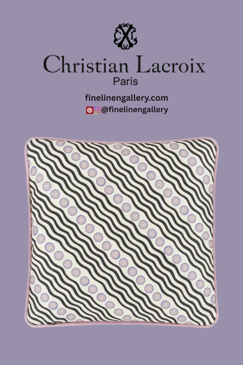 L'ARTISTE! MOSAIQUE DECORATIVE PILLOW - Palais Royal Linen Gallery