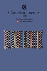 Jaipur Stripe Azur Decorative Pillow - Palais Royal Linen Gallery