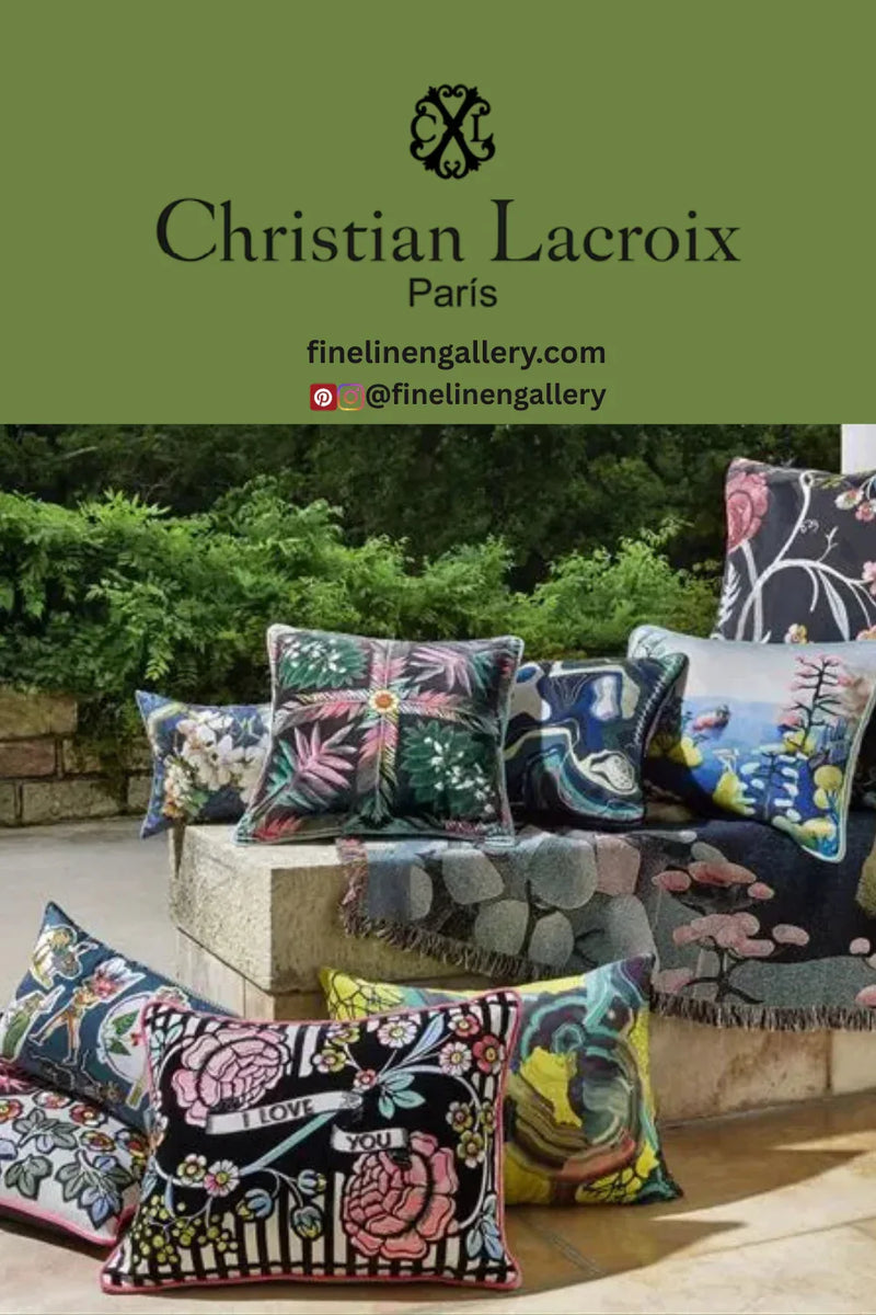 Circus Multicolore Decorative Pillow - Palais Royal Linen Gallery