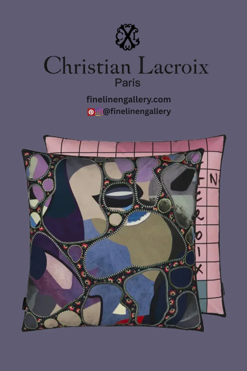 GEMS MIX AGATE Decorative Pillow - Palais Royal Linen Gallery