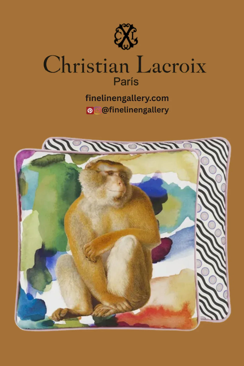L'ARTISTE! MOSAIQUE DECORATIVE PILLOW - Palais Royal Linen Gallery