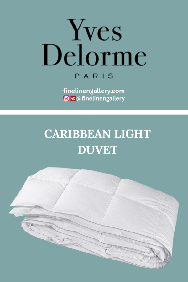 Yves Delorme Caribbean Light Duvet