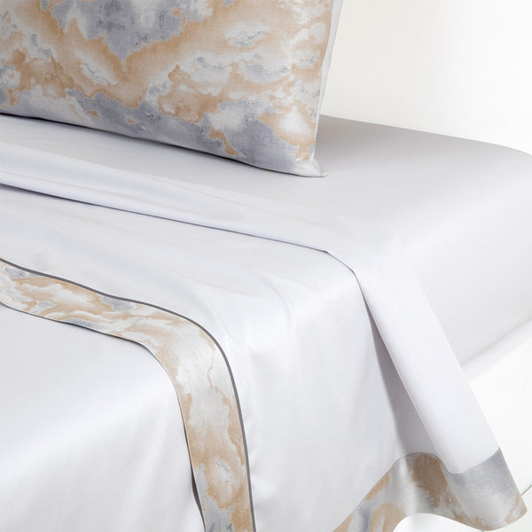 Cronos Flat Sheet  Yves Delorme Couture