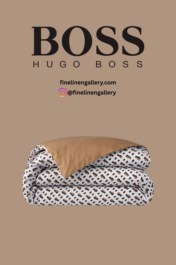 B Monogram Duvet Cover