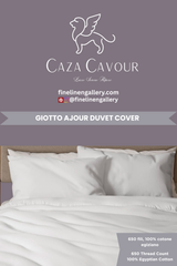 GIOTTO AJOUR SATEEN DUVET COVER 650 Thread Count