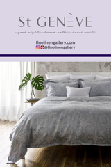 Fina Duvet Cover - Palais Royal Linen Gallery