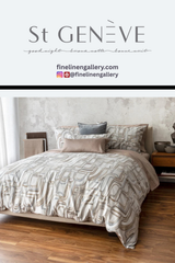 Fjord Duvet Cover - Palais Royal Linen Gallery