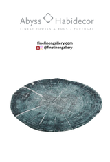 Abyss Habidecor Fossile bath rug with textured, plush design in neutral tones, perfect for bathroom decor and comfort.