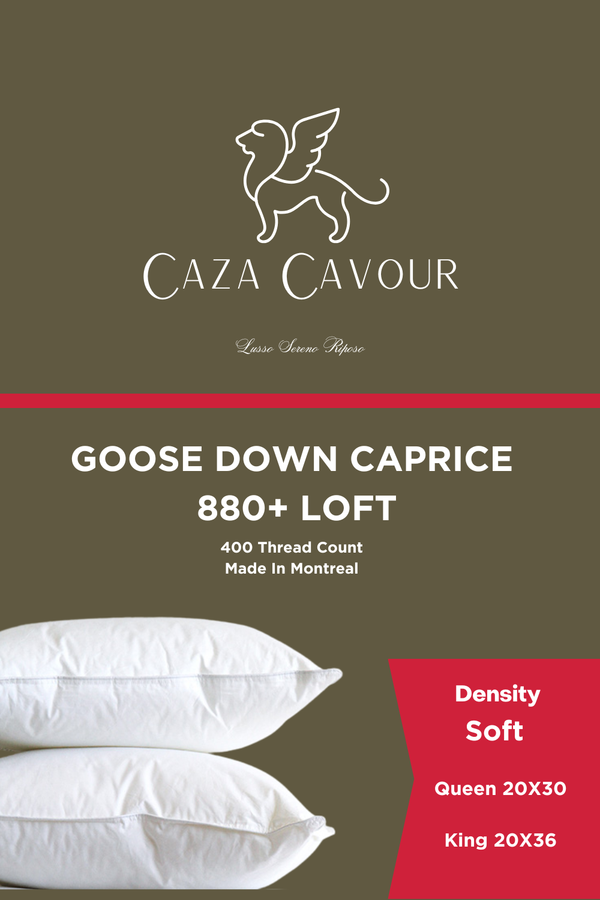 Caprice 880+ Loft Goose Down Pillow Soft