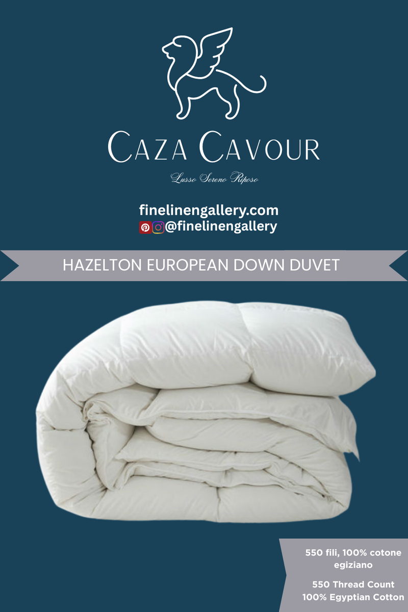 Hazelton Hotel European Down Duvet