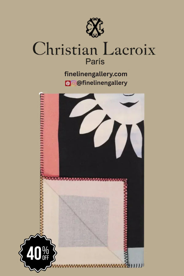 Hello Sunshine Jais Throw - Palais Royal Linen Gallery