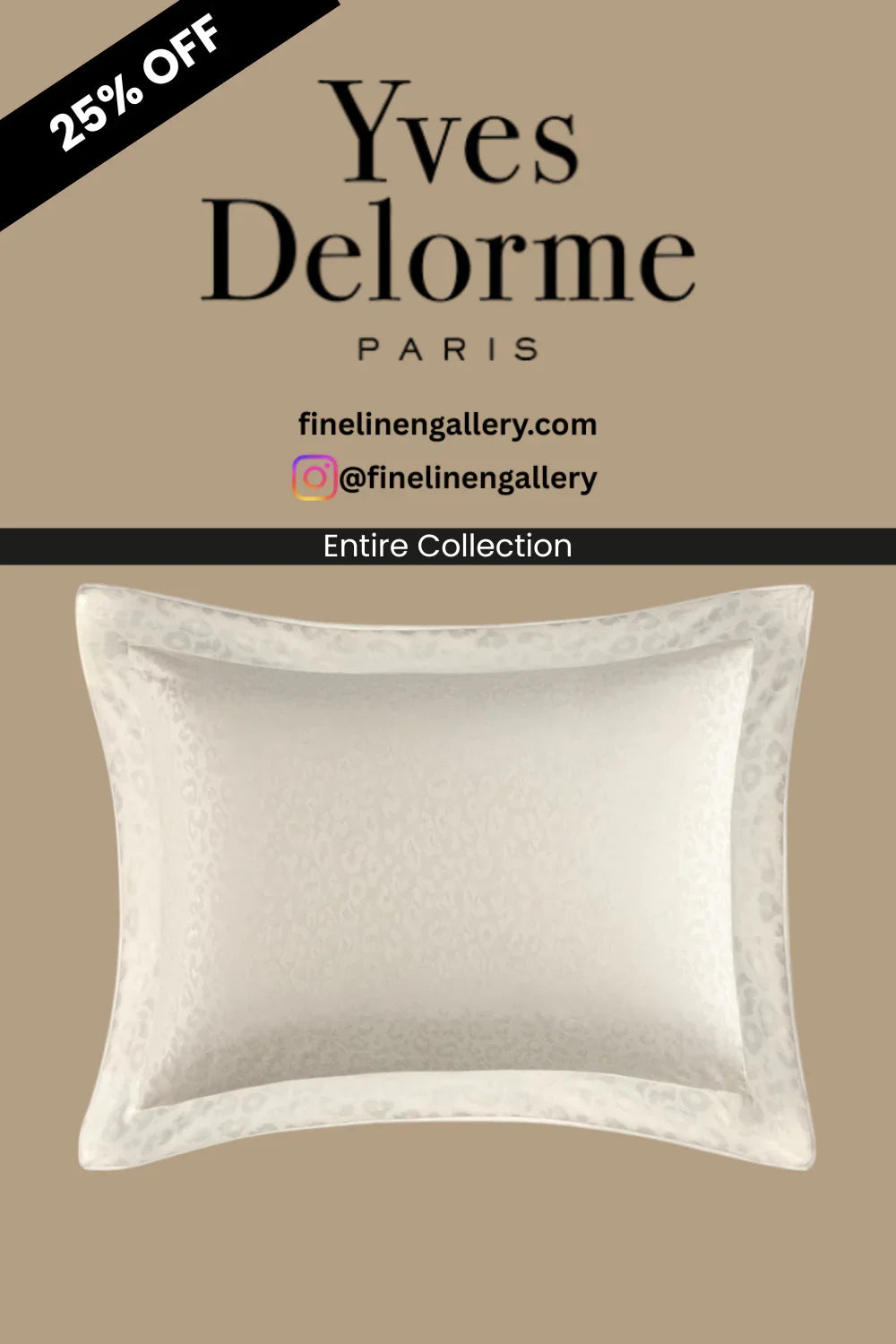 Leopard Yves Delorme | Palais Royal Linen Gallery