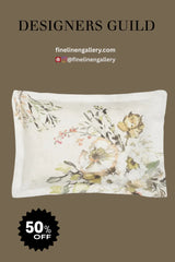 Margaretta Sepia Sham - Palais Royal Linen Gallery