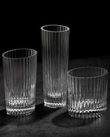 Missoni Home Champagne Glasses NASTRI Set of 6 Transparent 7.5 oz, H 6.5"