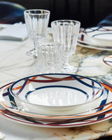 Missoni Home Soup Plates NASTRI Set of 2 Multicolor diam. 8.5"