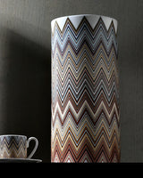 Missoni Home High Vase ZIG ZAG Jarris 148 diam. 6.3", H 14" - Palais Royal Linen Gallery