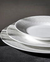 Missoni Home Bread and Butter Plates ZIG ZAG Set of 6 White diam. 6"