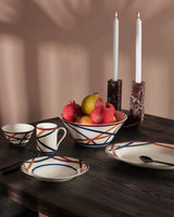 Missoni Home Salad Bowl NASTRI Multicolor diam. 10.5" x 4.3"