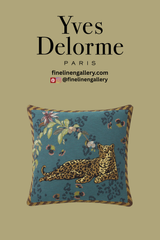 Orchidia Decorative Pillow - Palais Royal Linen Gallery