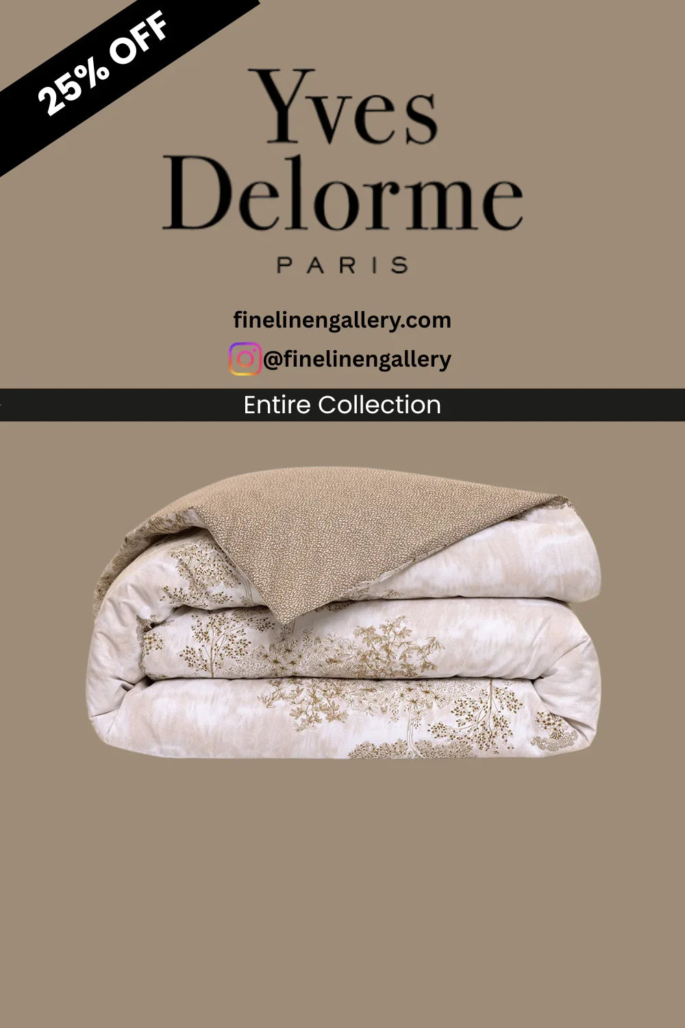 Yves Delorme 2025 | Palais Royal Linen Gallery