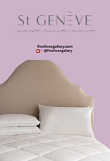 St. Geneve Piatra duvet cover with elegant stone-inspired design in neutral tones, showcasing soft fabric and decorative details.