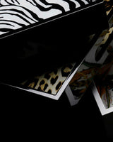 Roberto Cavalli Home Tray ZEBRAGE Rectangular Small 7.75" x 11.75"