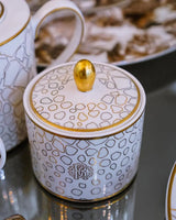 Roberto Cavalli Home Sugar Pot GIRAFFE diam. 3.3", H 3.5"