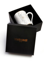 Roberto Cavalli Home Mug Cup GIRAFFE in Luxury Box diam. 2.5", H 3.3", cap. 12.5 oz
