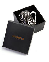 Roberto Cavalli Home Mug Cup ZEBRA in Luxury Box diam. 2.5", H 3.3", cap. 12.5 oz