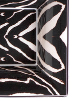 Roberto Cavalli Home Tray ZEBRA Rectangular Large 7.75" x 6.3"