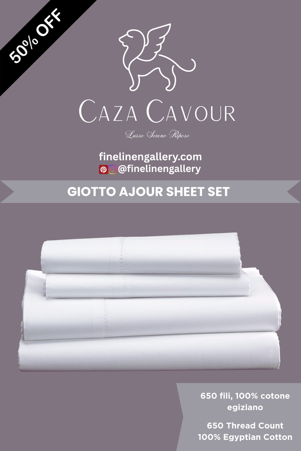 GIOTTO SINGLE AJOUR SATEEN 650 Thread Count