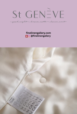 Luxurious silk duvet from St Geneve showing smooth, soft silk fabric and plush filling for comfortable sleep.