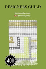 Santerno Moss Throw - Palais Royal Linen Gallery