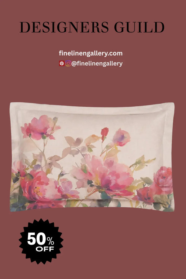 Thelma's Garden Fuchsia Sham