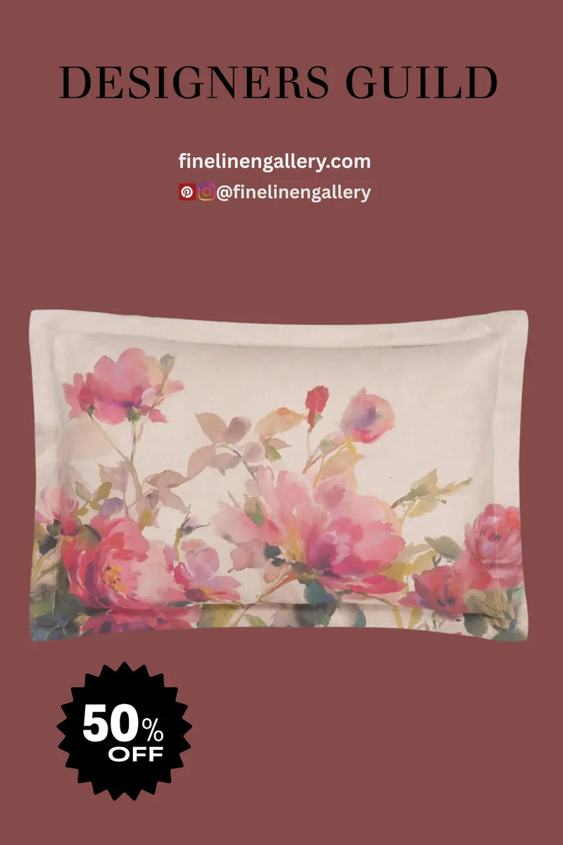 Thelma's Garden Fuchsia Sham