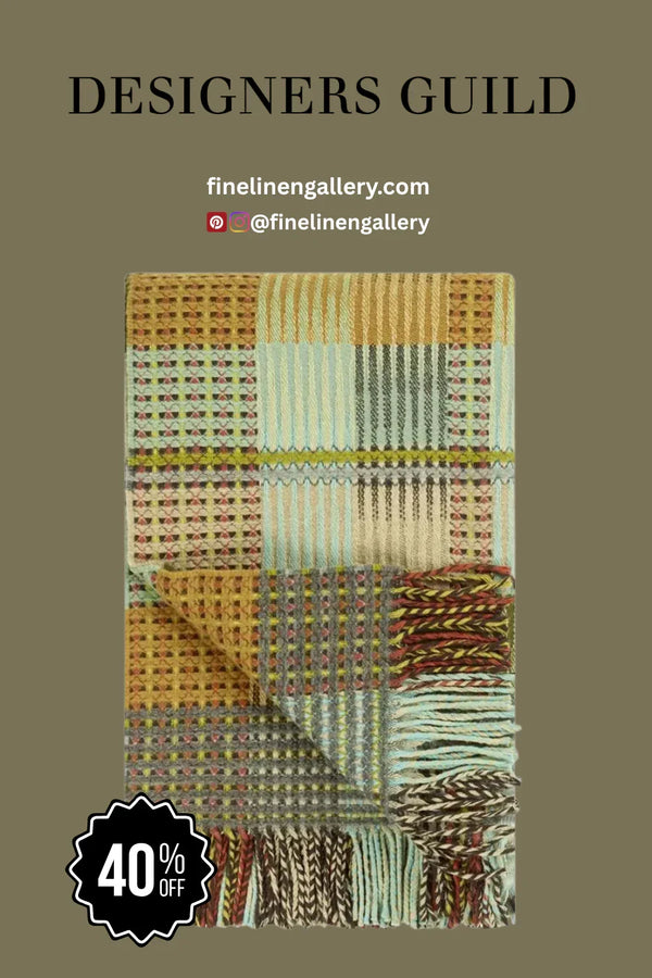 Tasara Ochre Woven Throw