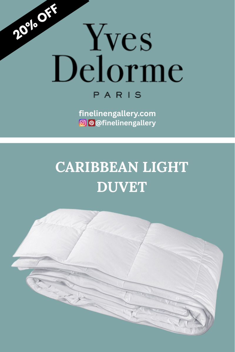Yves Delorme Caribbean Light Duvet