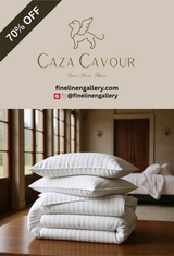 Caza Cavour Bamboo Stripe Duvet Cover Set - Palais Royal Linen Gallery