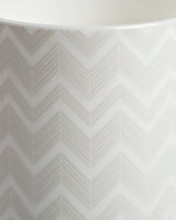 Missoni Home Coffee Cup & Saucer ZIG ZAG Set of 2 in Luxury Box White diam. 2.3", H 2.5", Cap. 4 oz, Saucer diam. 4.75"