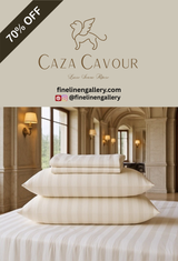 Caza Cavour Bamboo Stripe Sheet Set - Palais Royal Linen Gallery