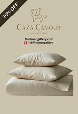 Caza Cavour Bamboo Solid Duvet Cover Set - Palais Royal Linen Gallery