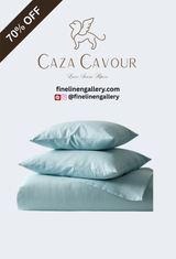 Caza Cavour Bamboo Solid Duvet Cover Set - Palais Royal Linen Gallery