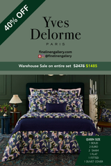 Luxurious Brume Queen Bedding Set from Palais Royal Linen Gallery featuring elegant, soft fabric in a stylish design.