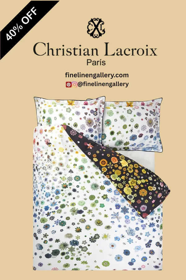 Jardin Des Hesperides Multicolore Sham - Palais Royal Linen Gallery