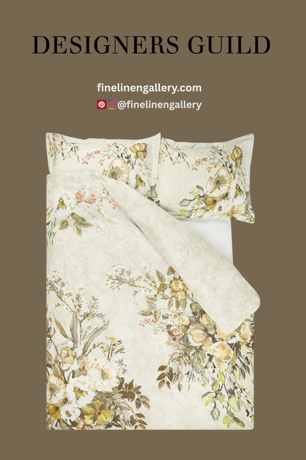 Margaretta Sepia Duvet Cover