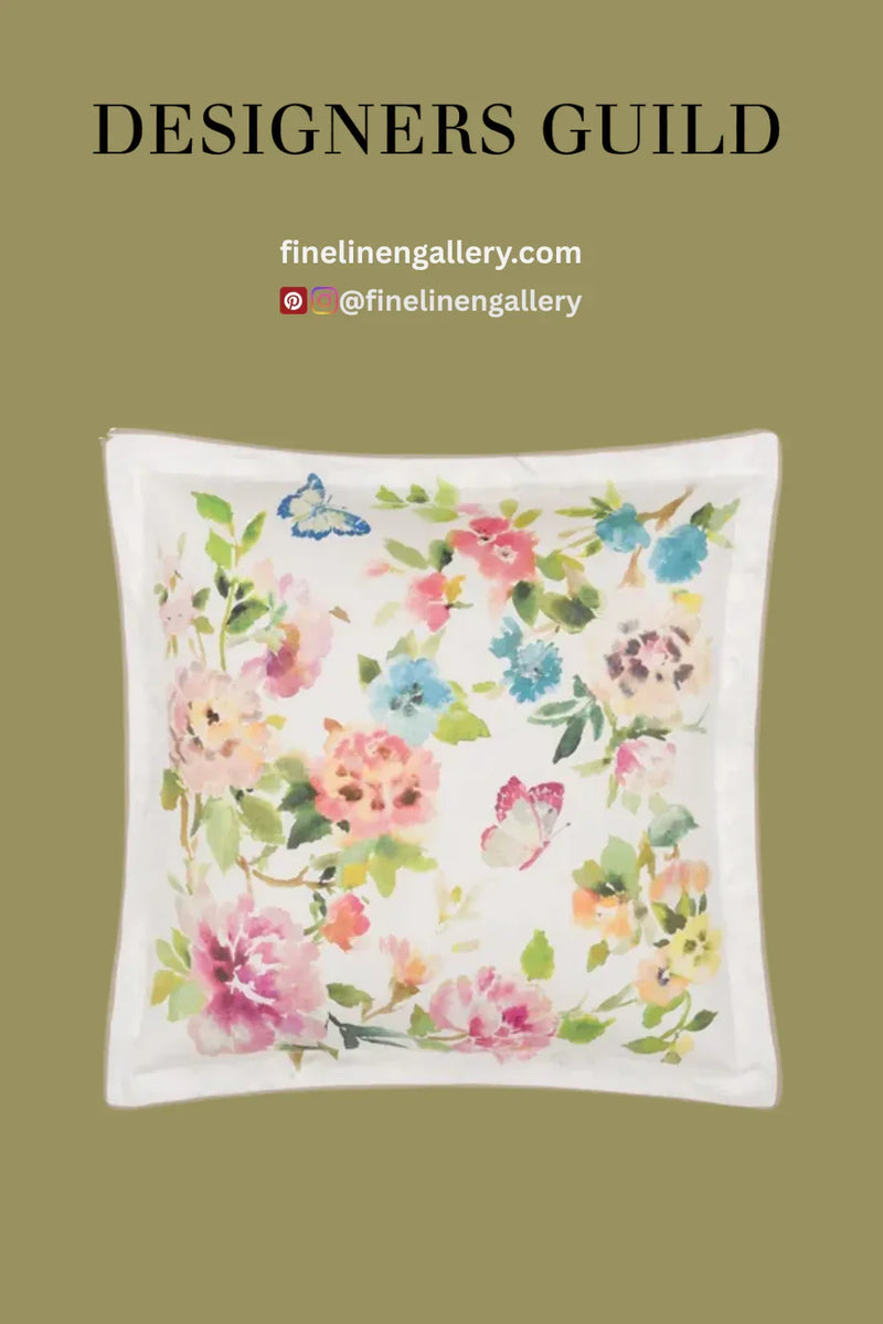FIORE D'ACQUA PEONY SHAM - Palais Royal Linen Gallery