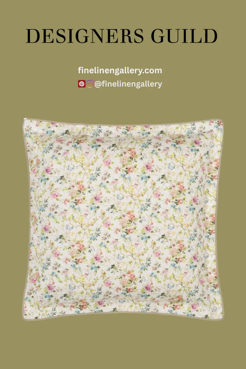FIORE D'ACQUA PEONY SHAM - Palais Royal Linen Gallery
