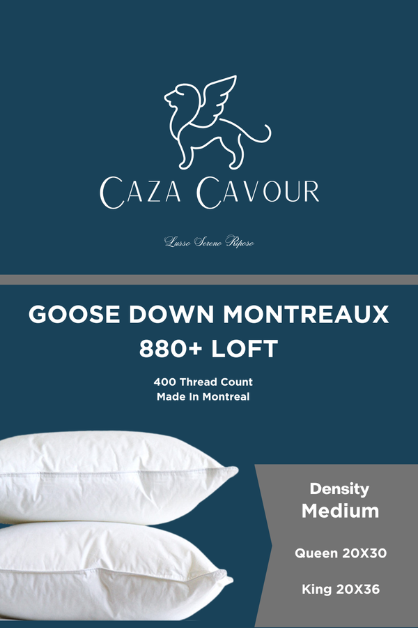 Montreaux 880+ Loft Goose Down Pillow Medium