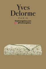 Elegant Gaura counterpane in soft fabric with intricate patterns, crafted by Palais Royal Linen Gallery.